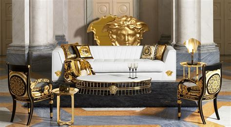 versace casaco|living room with versace painting.